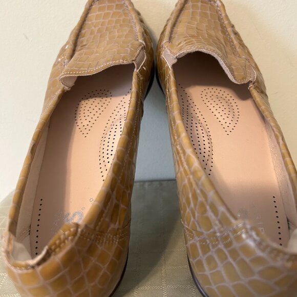 SAS "Simplify" Women's Embossed Patent Leather Croc Loafers Sz 8.5 to 9 - Picture 6 of 10